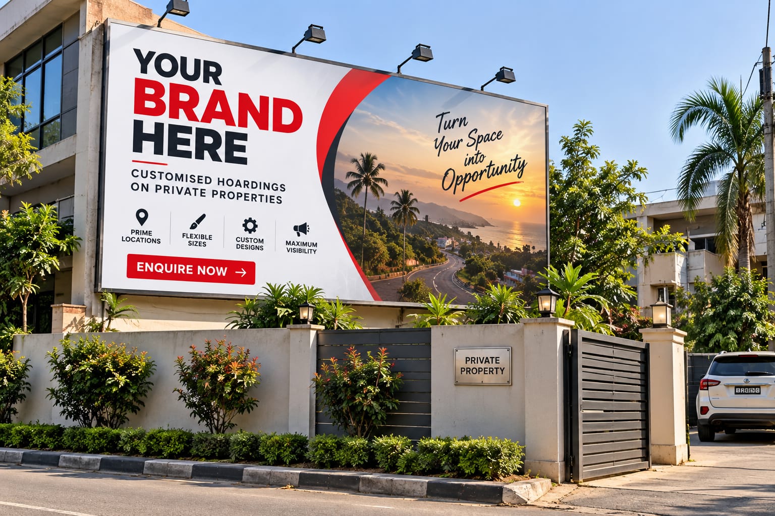 Custom Private Hoardings
